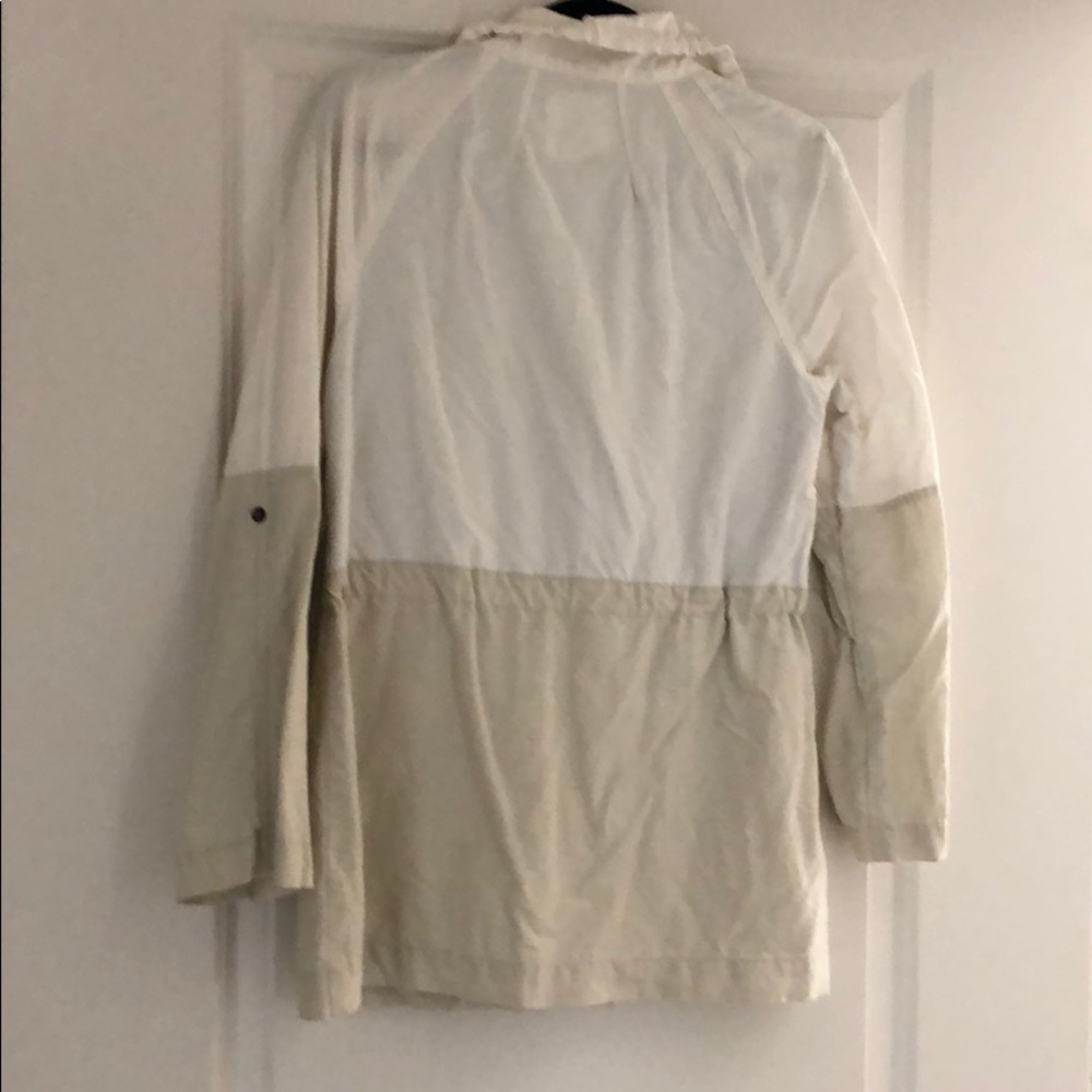 Loft Two Tone Utility Jacket Drawstring Waist - Picture 2 of 2